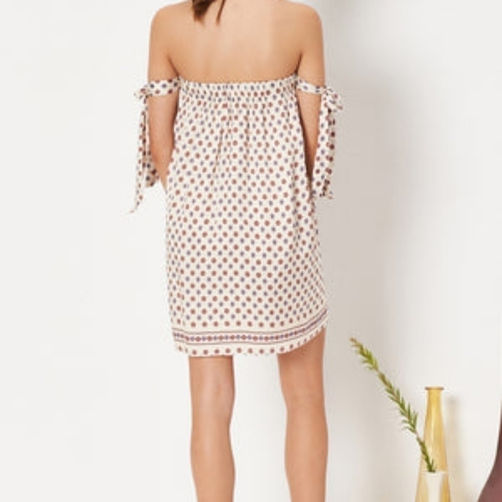 TULAROSA x Revolve Perry Polkadot Scarf Mini Dress small NWT - Picture 2 of 9